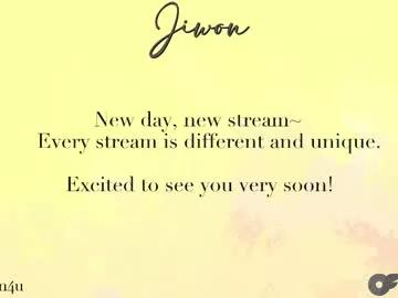 jiwon4u from Chaturbate is Freechat